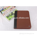 Personalized Color pu Leather Cover For Notebook Customized Logo Zip Close Pen Bag